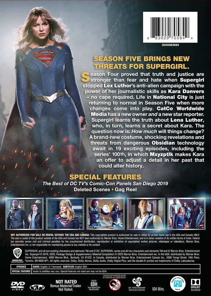 Supergirl: The Complete Fifth Season (Box Set) [DVD]