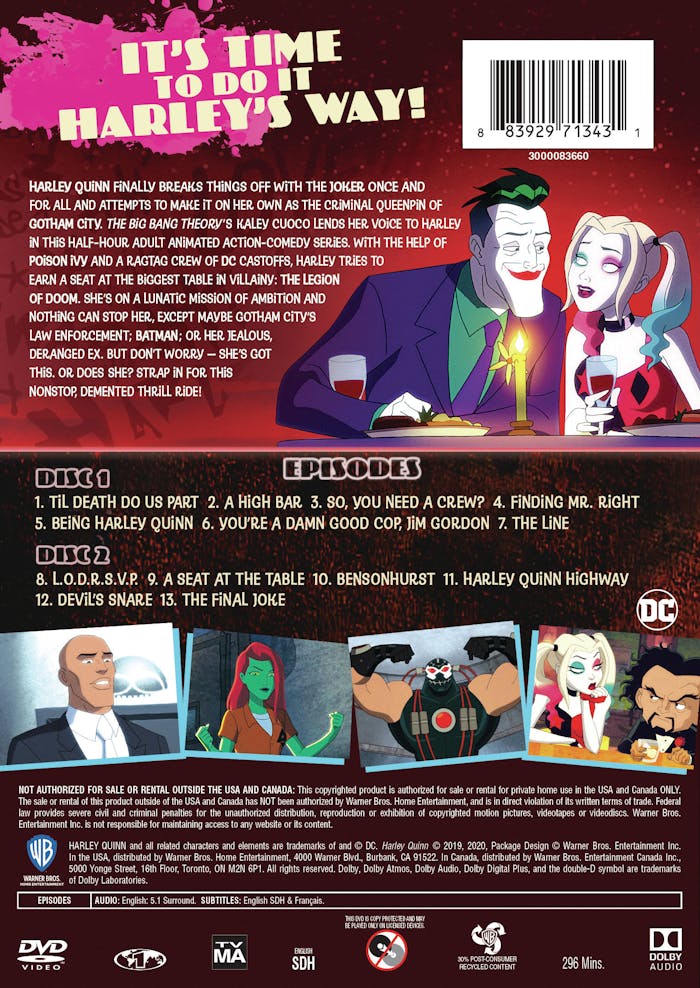 Harley Quinn: Season 1 [DVD]