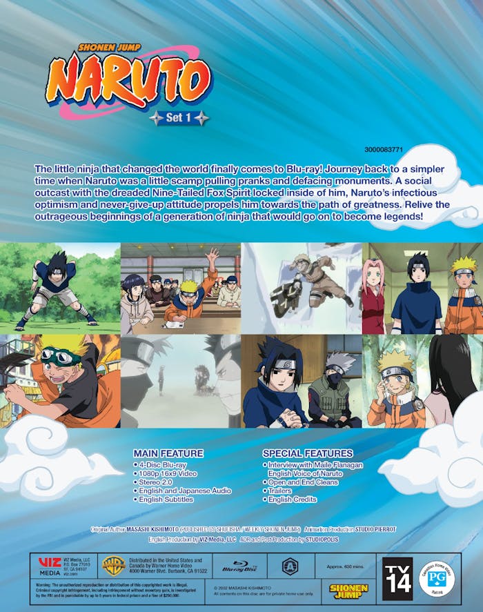 Naruto - Set 1 (Box Set) [Blu-ray]