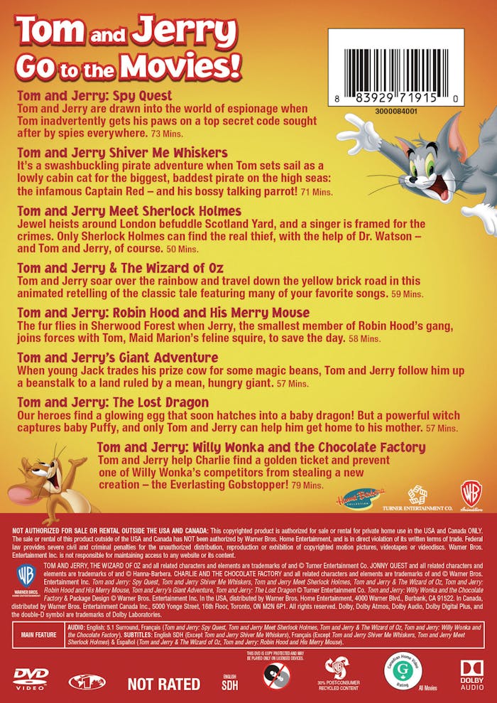 Tom and Jerry - Best of Tom and Jerry Movies (Box Set) [DVD]