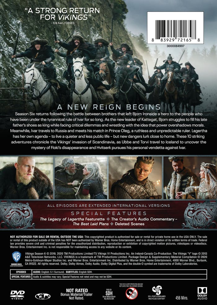 Vikings: Season 6 - Volume 1 (Box Set) [DVD]
