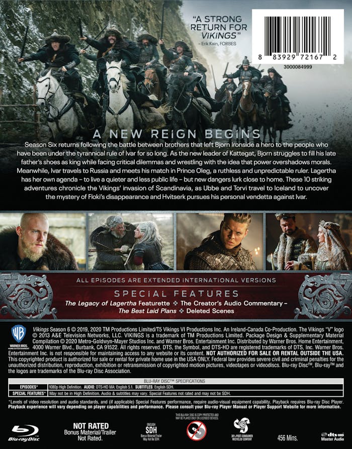 Vikings: Season 6 - Volume 1 (Box Set) [Blu-ray]