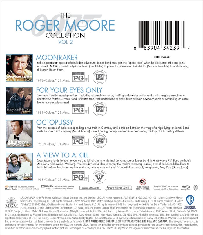 The Roger Moore Collection: Volume 2 (Box Set) [Blu-ray]