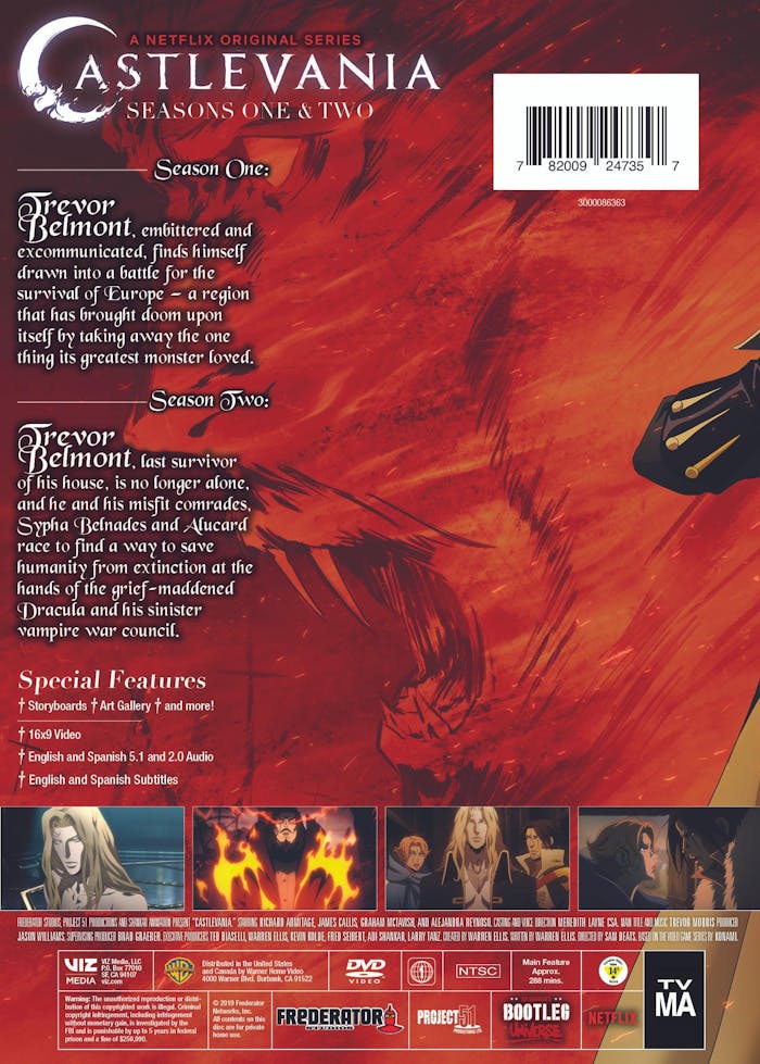 Castlevania: Seasons 1&2 [DVD]