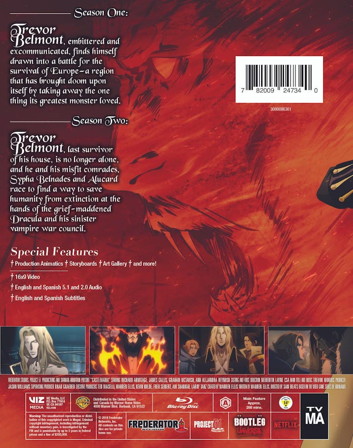 Castlevania: Seasons 1&2 [Blu-ray]