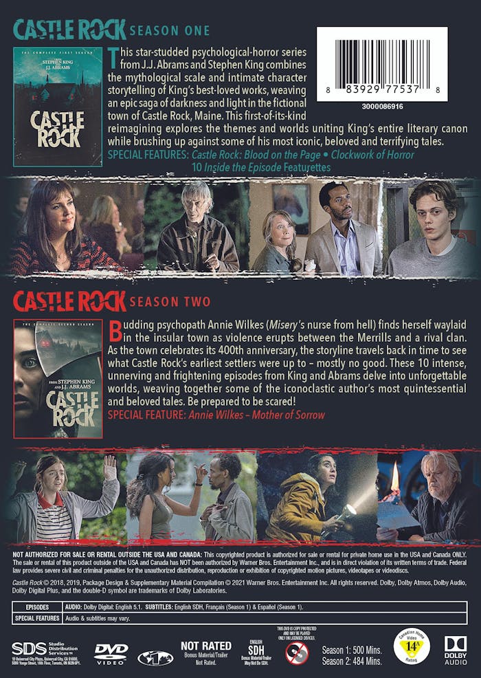 Castle Rock: The Complete Series (Box Set) [DVD]