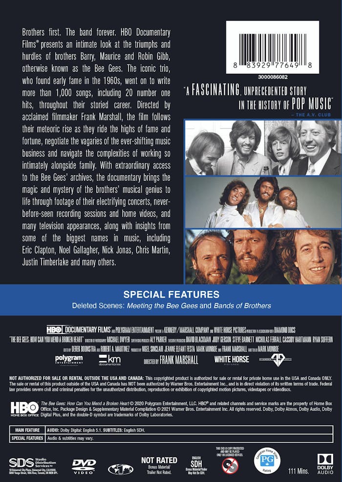 The Bee Gees: How Can You Mend a Broken Heart [DVD]