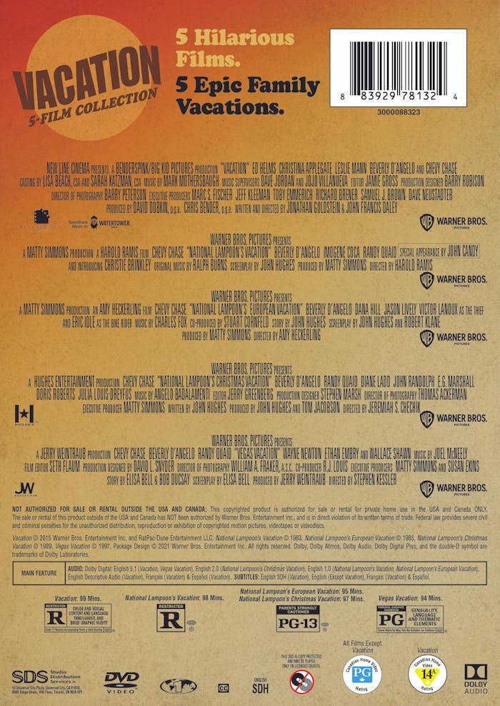 Vacation 5-film Collection (Box Set) [DVD]