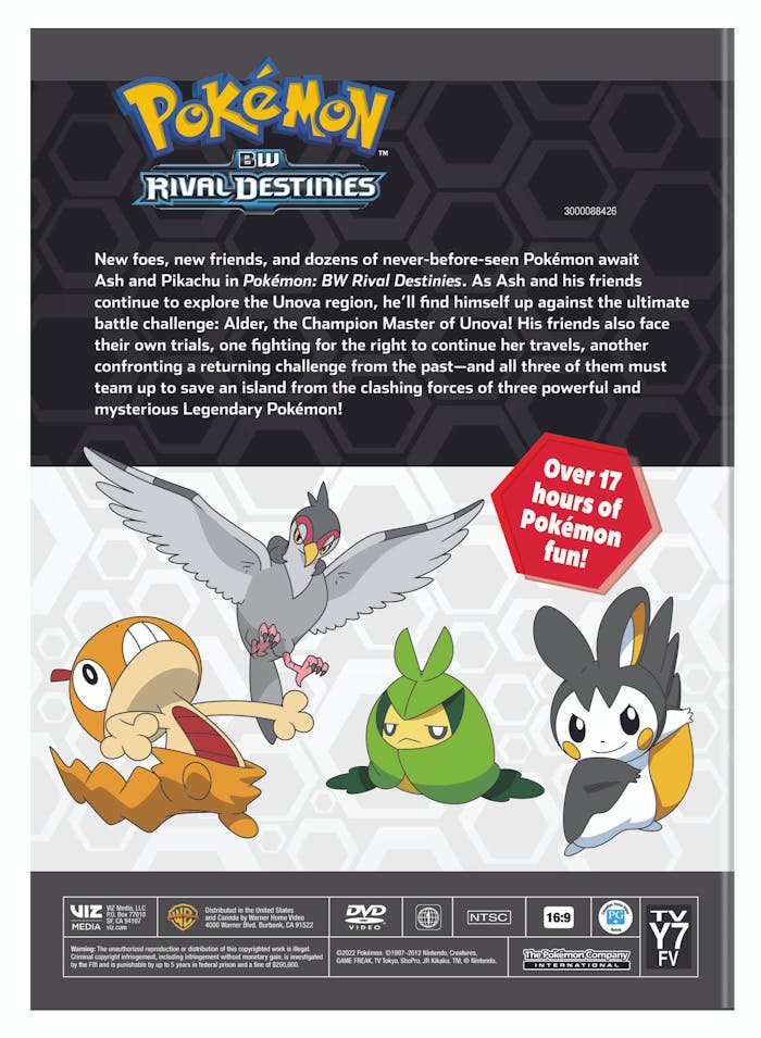Pokémon: Black & White Rival Destinies - Complete Season (Box Set) [DVD]