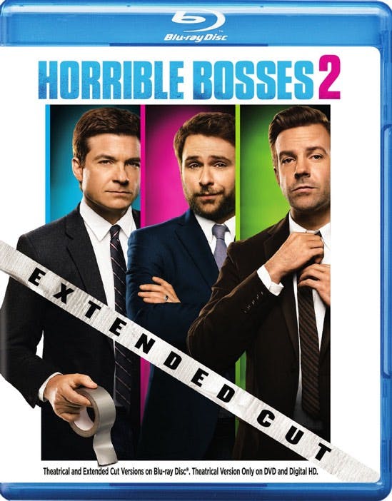 Horrible Bosses 2 Extended Cut  Theatrical Version  Bluray