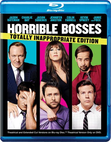 Horrible Bosses Bluray New Box Art  Bluray