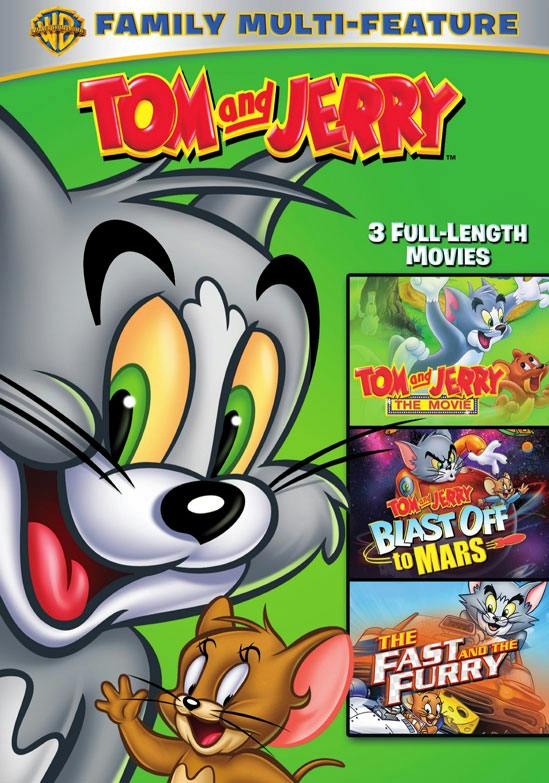Tom and Jerry: The Movie/Blast Off to Mars/The Fast and the Furry (Box Set) - DVD  - Children Movies on DVD - Movies on GRUV