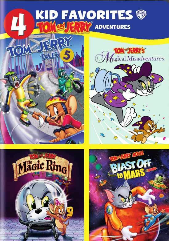 4 Kid Favorites: Tom and Jerry Adventures - DVD  - Children Movies on DVD - Movies on GRUV