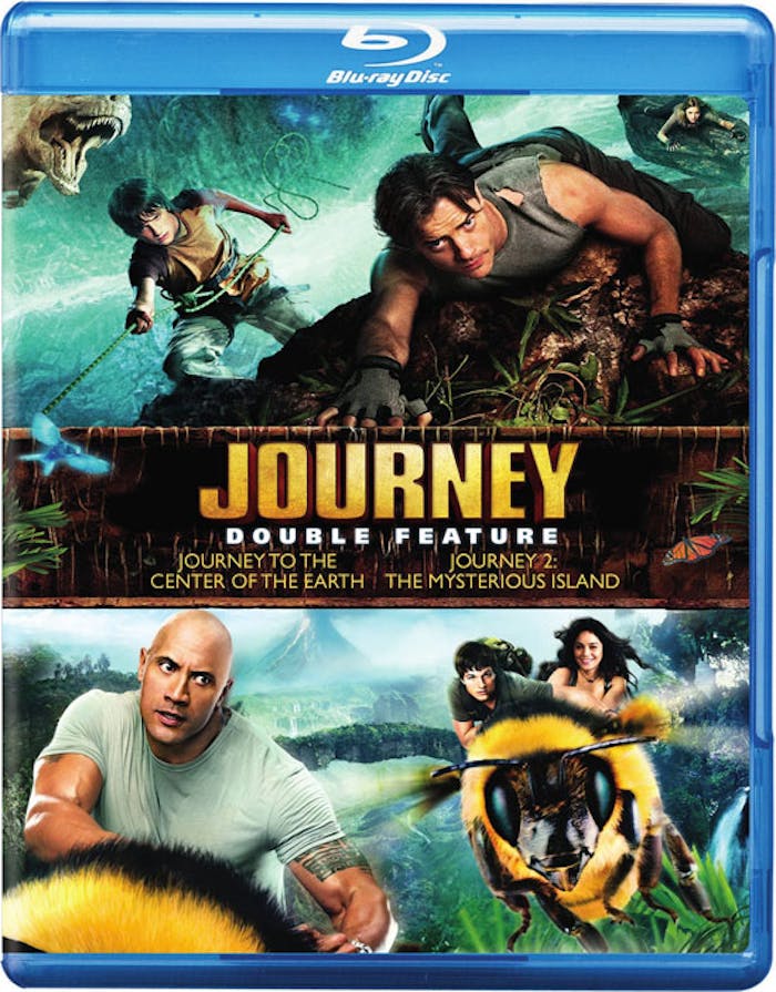 Journey to the Center of the Earth / Journey 2: Mysterious Island (Blu-ray Double Feature) [Blu-ray]