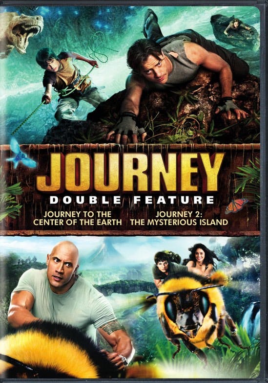 Journey to the Center of the Earth/Journey 2 Mysterious Island (DVD Double  Feature) [DVD]