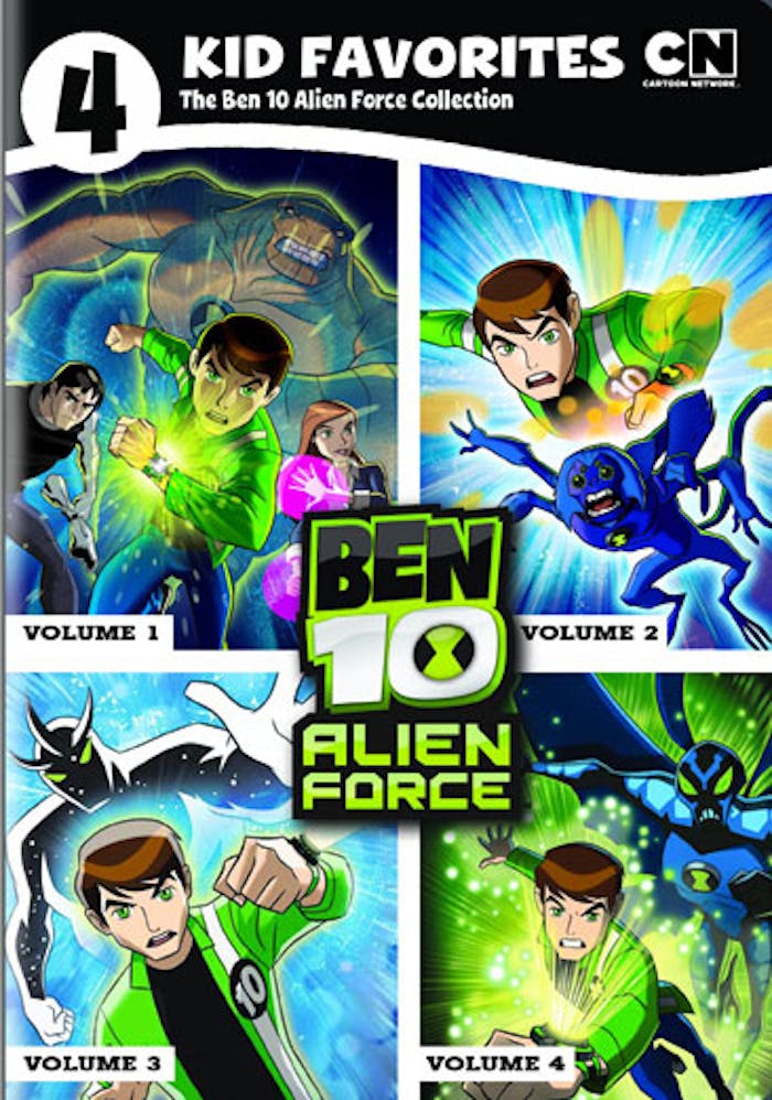 4 Kid Favorites Cartoon Network Classic Ben 10 Alien Force [DVD]