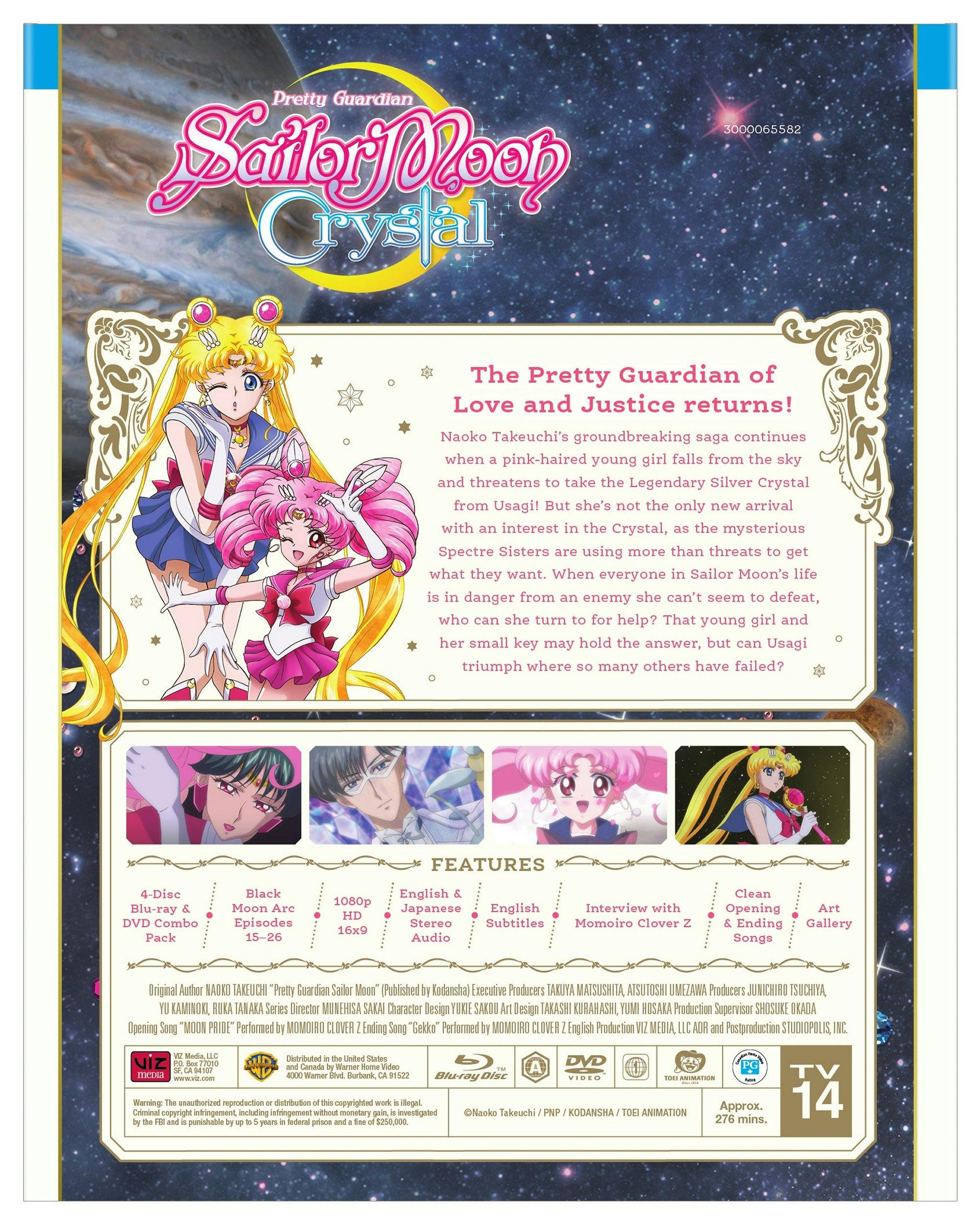 Buy Sailor Moon Crystal: Set 2 With DVD (Limited Edition) Blu-ray | GRUV