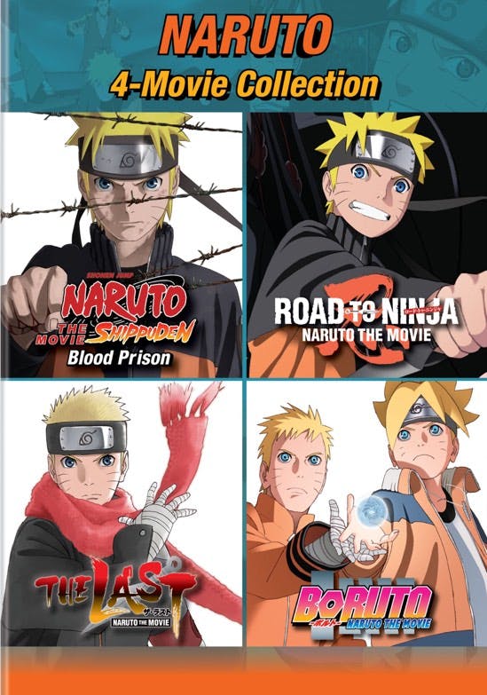 Buy Naruto 4 movie Collection Box Set DVD GRUV