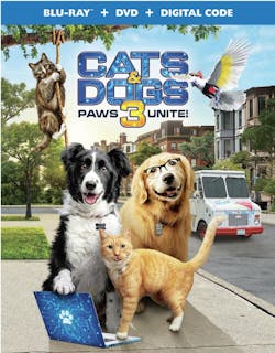 Cats & Dogs 3:  Paws Unite! (Blu-ray + DVD + Digital Copy) [Blu-ray]