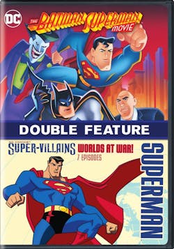 The Batman-Superman Movie/Super Villains: Worlds at War (DVD Double Feature) [DVD]