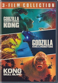 Godzilla vs. Kong/Godzilla: King of the Monsters/Kong: Skull Island 3-Film Collection (DVD Triple Fe