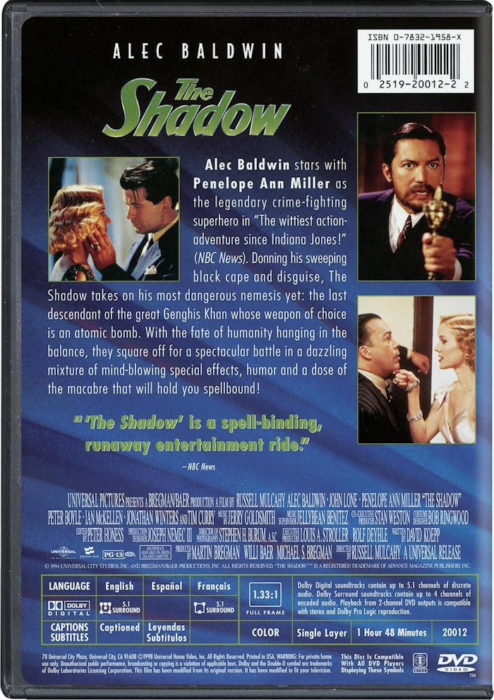 The Shadow (DVD Full Screen) [DVD]