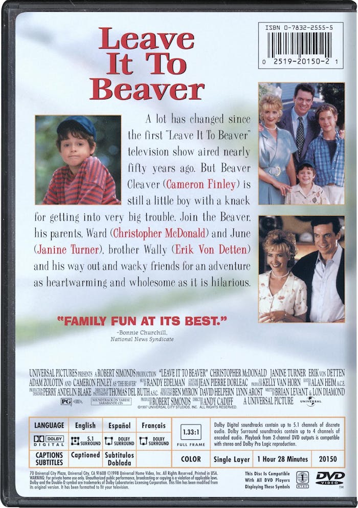 Leave It to Beaver (1998) (DVD Full Screen) [DVD]