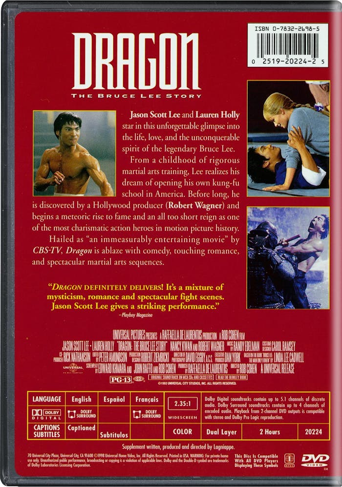 Dragon - The Bruce Lee Story (Collector's Edition) [DVD]