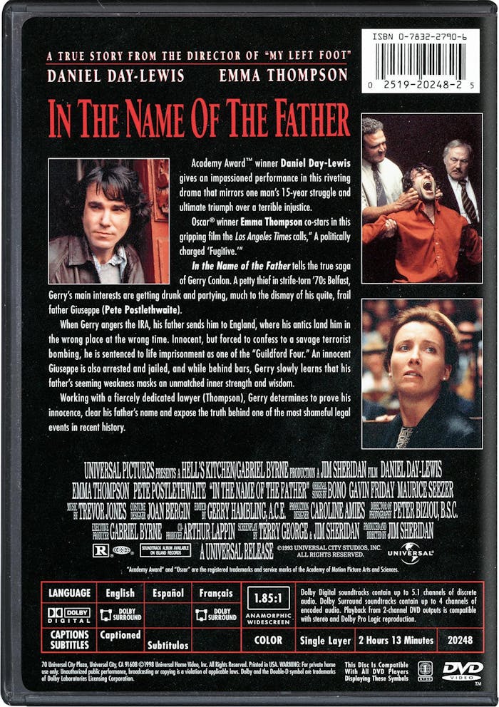 In the Name of the Father (DVD Widescreen) [DVD]