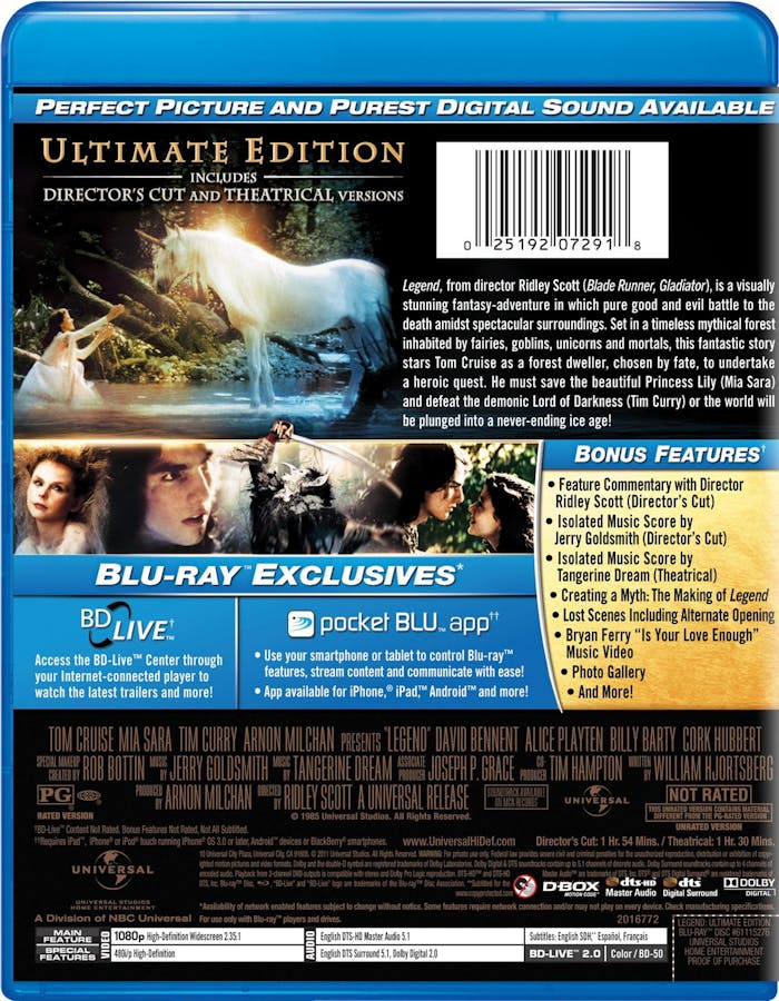 Legend (Ultimate Edition) [Blu-ray]