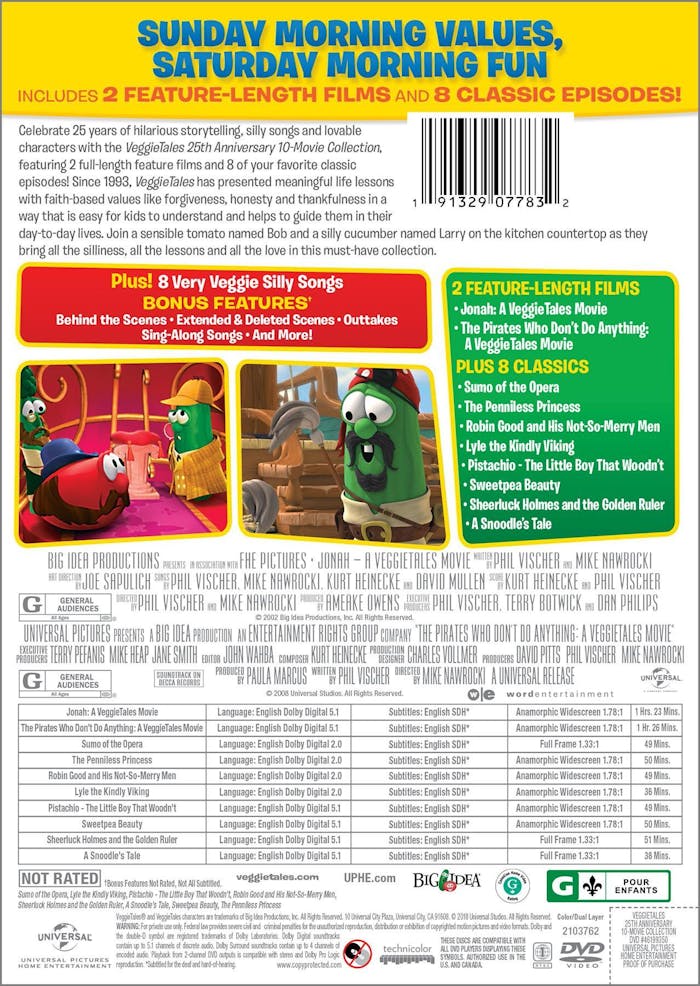 VeggieTales: 10-movie Collection (DVD Set) [DVD]