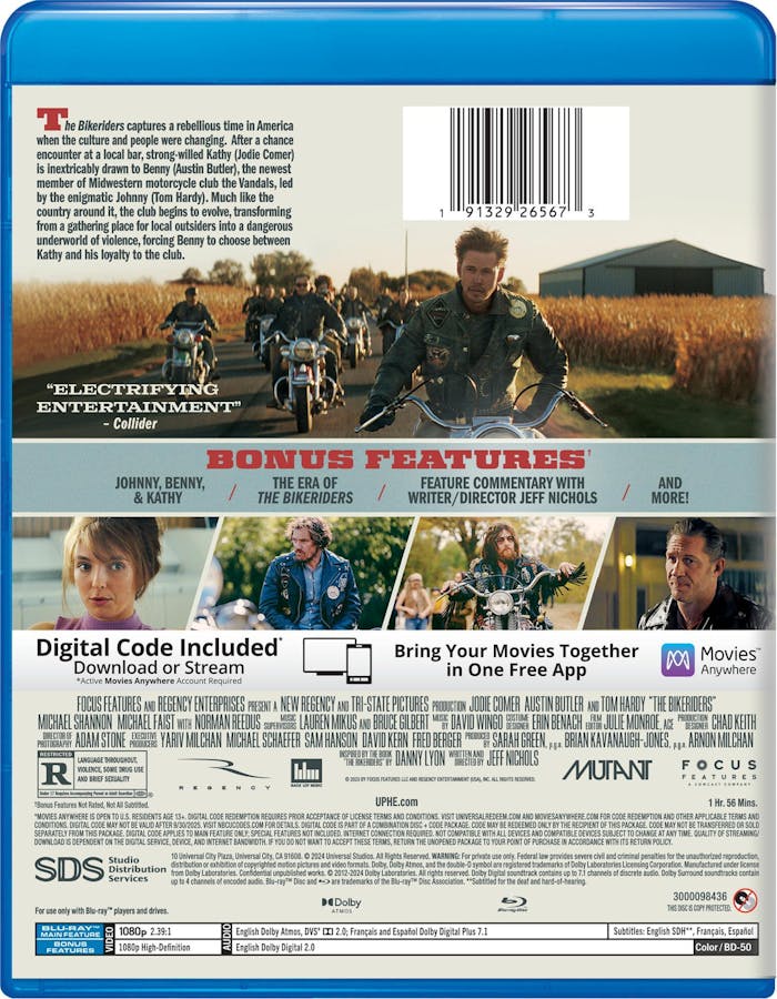 The Bikeriders - Collector's Edition Blu-ray + Digital [Blu-ray]