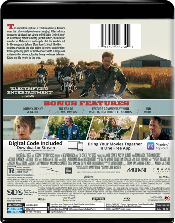 The Bikeriders - Collector's Edition 4K Ultra HD + Blu-ray + Digital (4K Ultra HD) [UHD]