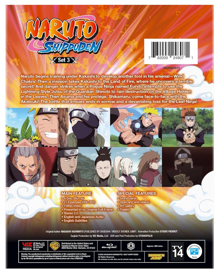 Naruto Shippuden Set 3 [Blu-ray]