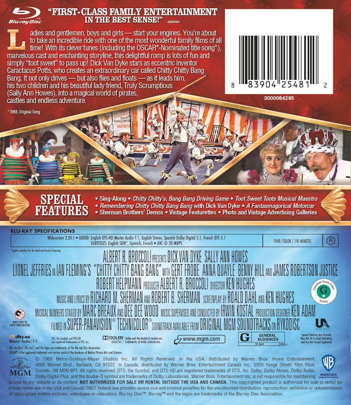 Chitty Chitty Bang Bang (Blu-ray New Box Art) [Blu-ray]
