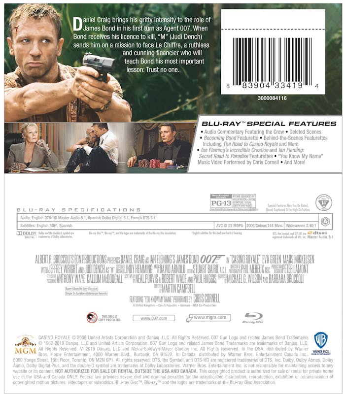 Casino Royale (Blu-ray New Box Art) [Blu-ray]