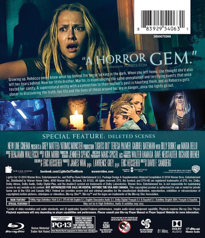 Lights Out [Blu-ray]