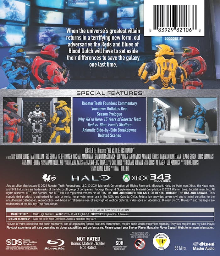 Red vs. Blue: Restoration [Blu-ray]