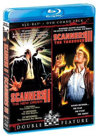Scanners II The New Order  Scanners III The Takeover  Double Feature  Bluray